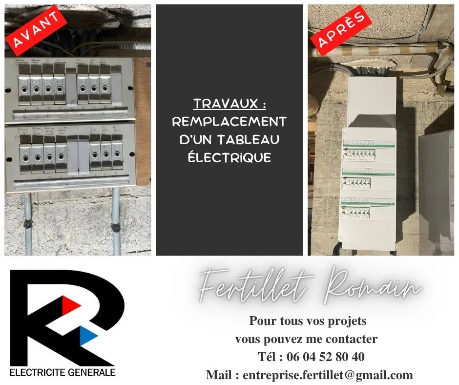 Réalisation électricien Liffré 43