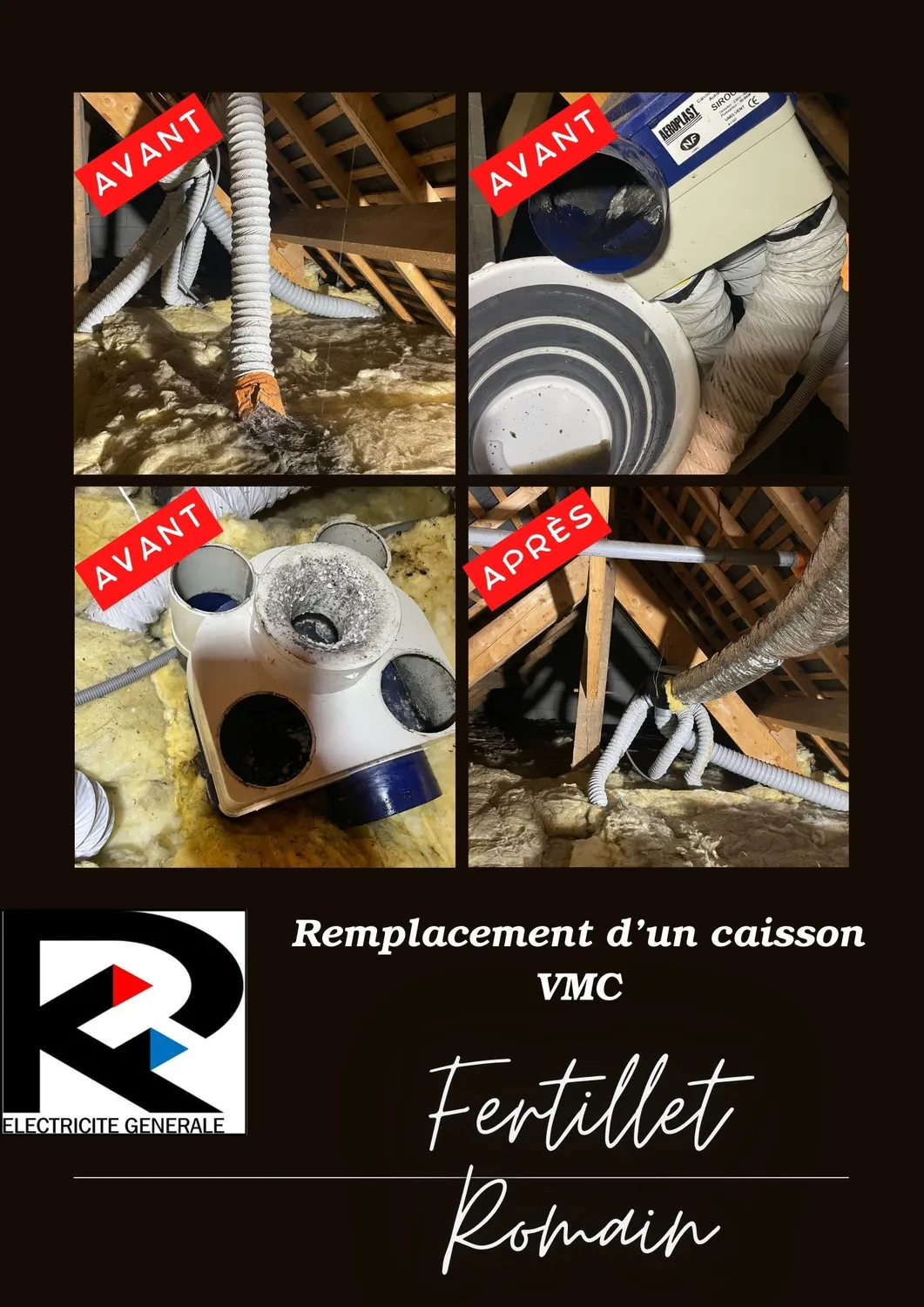 Réalisation électricien Liffré 72