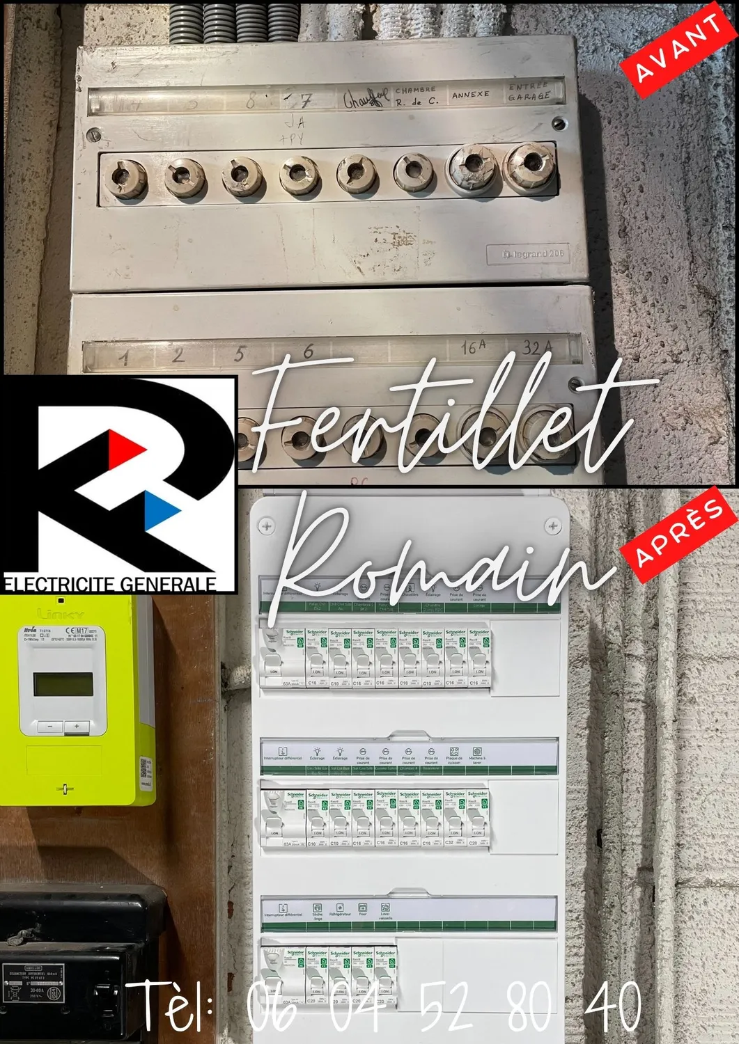 Réalisation électricien Liffré 44