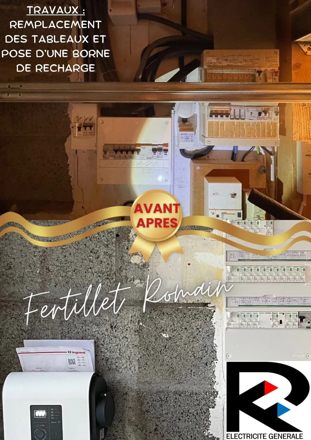Réalisation électricien Liffré 71
