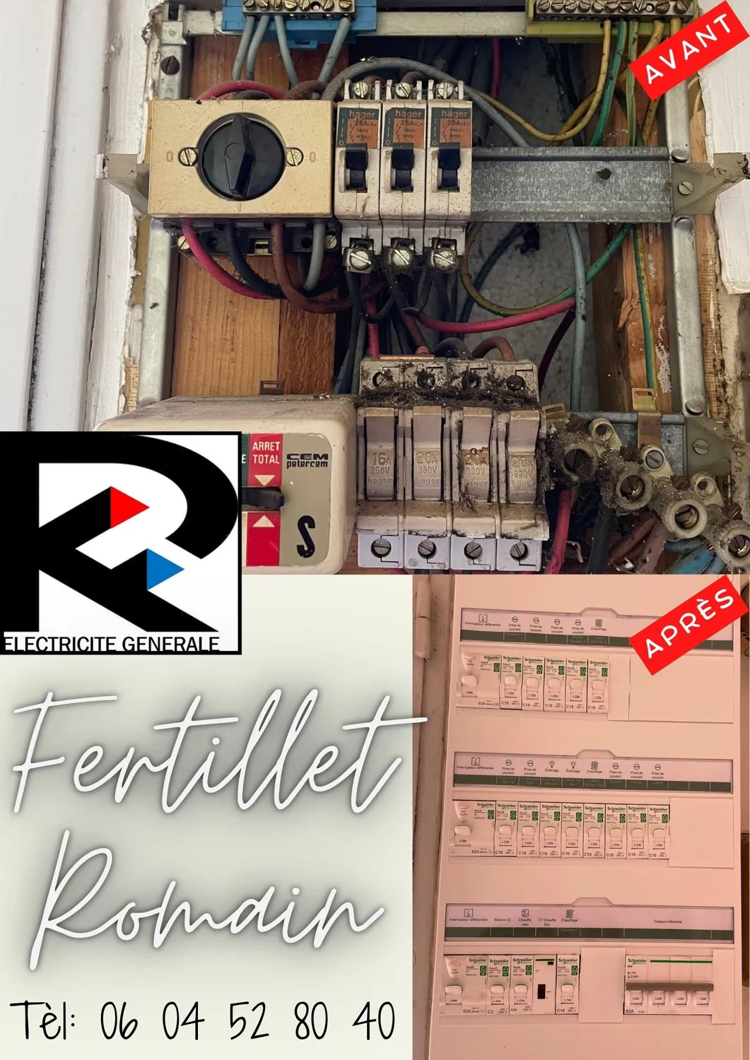 Réalisation électricien Liffré 50
