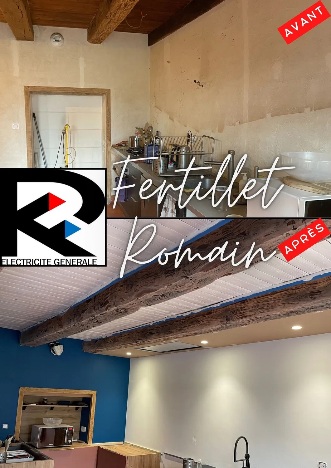 Réalisation électricien Liffré 13