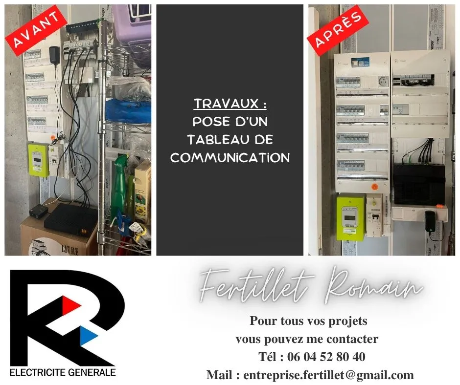 Réalisation électricien Liffré 39