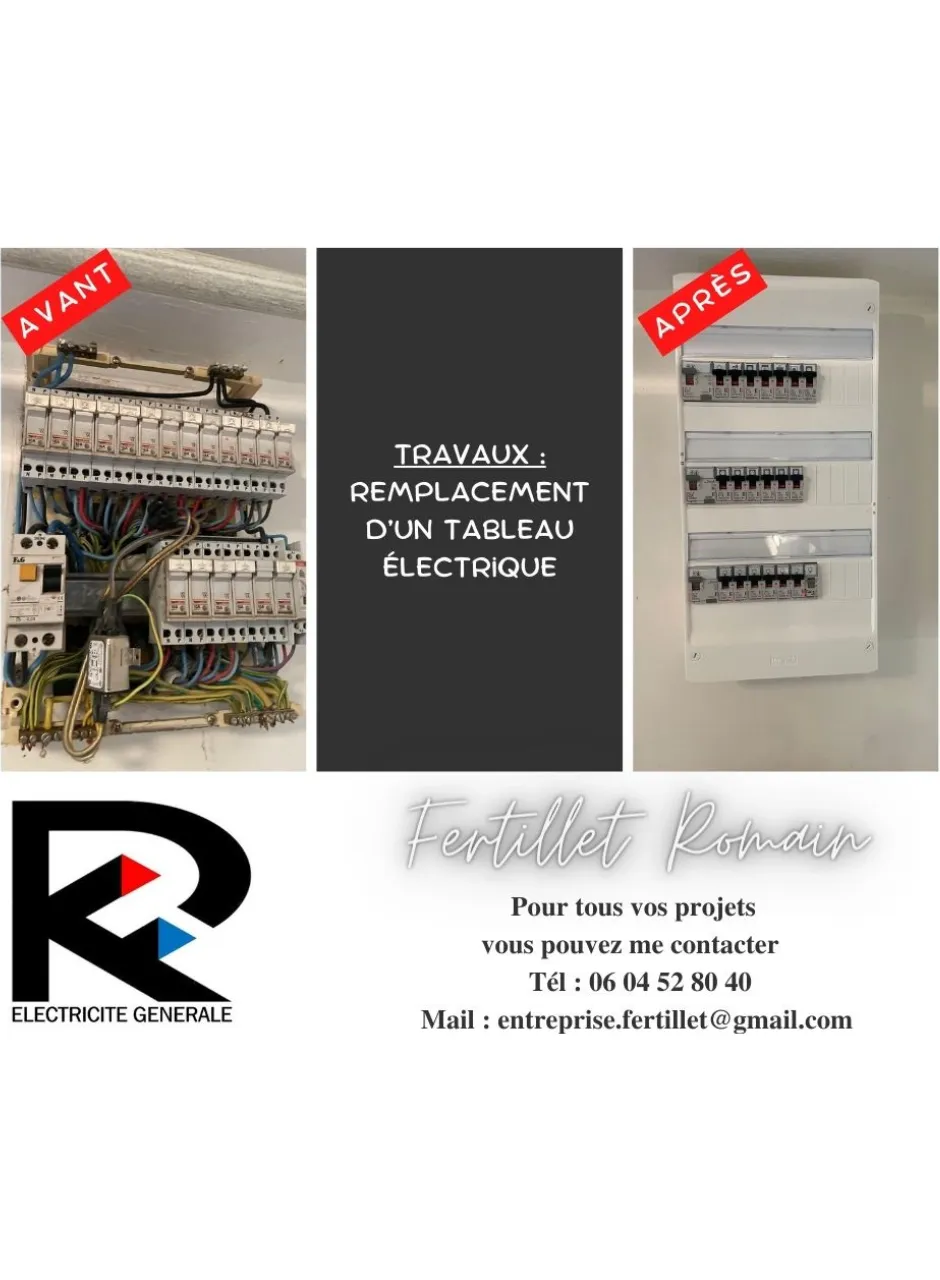 Réalisation électricien Liffré 33